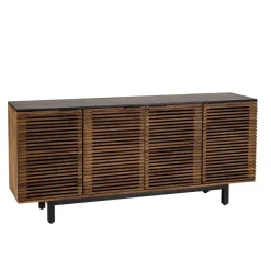 Buffet en bois de manguier 4 portes ajourées ALIX