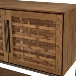 Buffet en bois de teck recyclé 3 portes