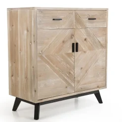 Buffet MANDY Scandi 2 Tiroirs 2 Portes
