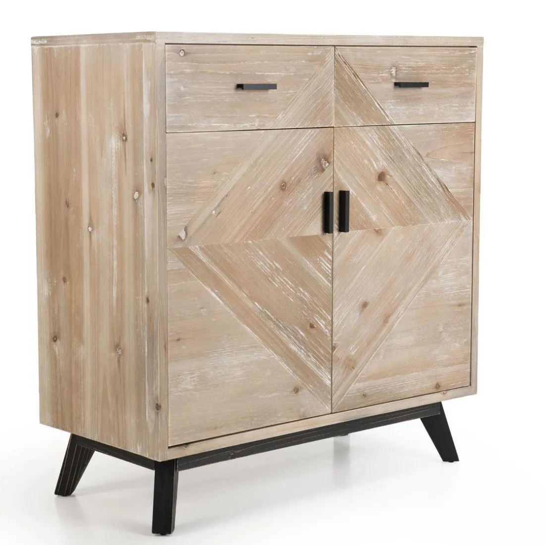 Buffet MANDY Scandi 2 Tiroirs 2 Portes