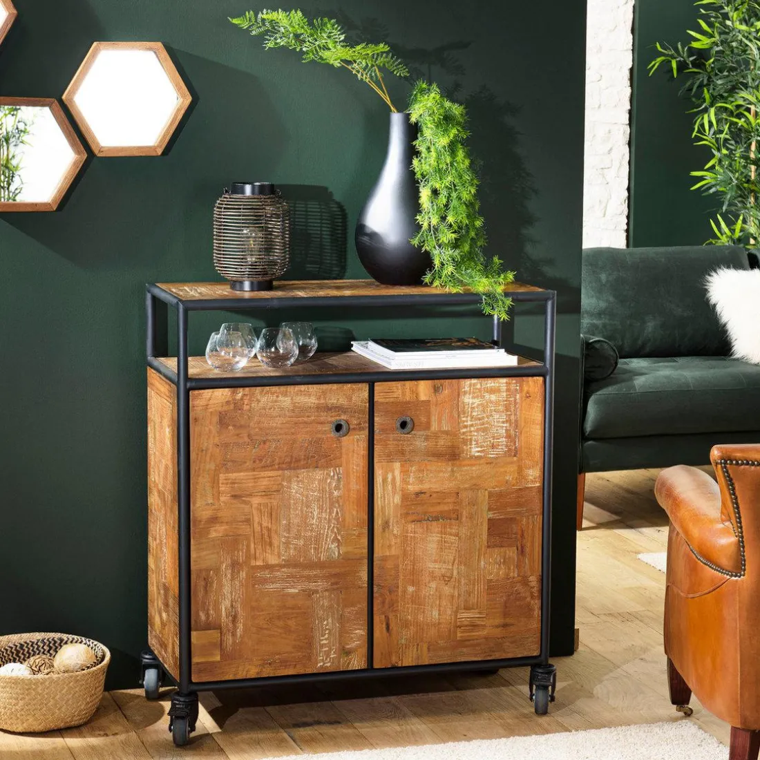 Buffet SIXTINE 2 portes 1 étagère