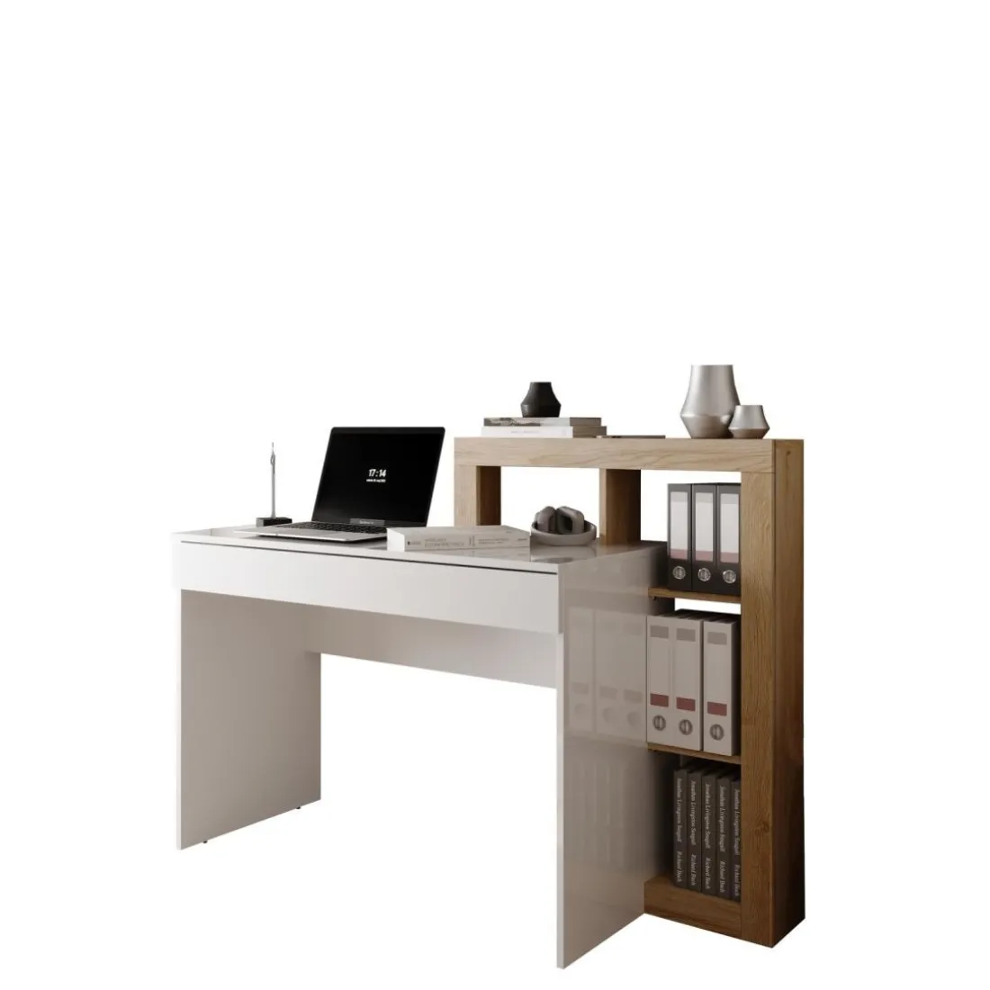 Bureau blanc a Panneau de particules