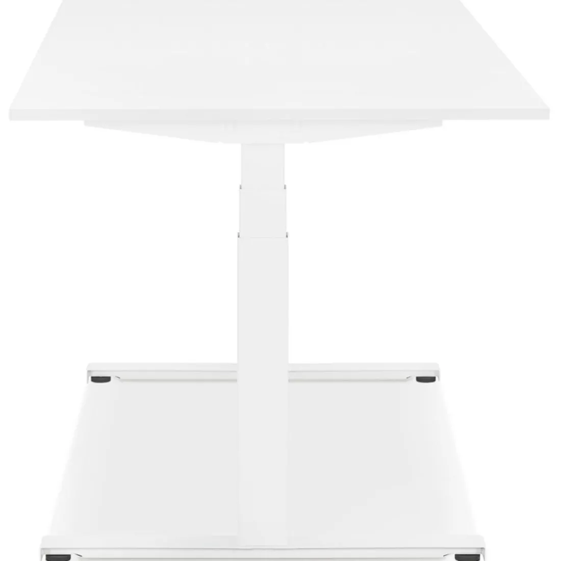 Bureau assis debout électrique 'TRONIK' blanc