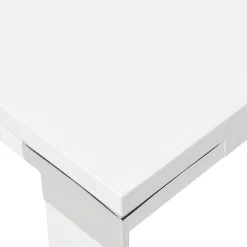 Bureau d'angle design 'XLINE' en bois blanc