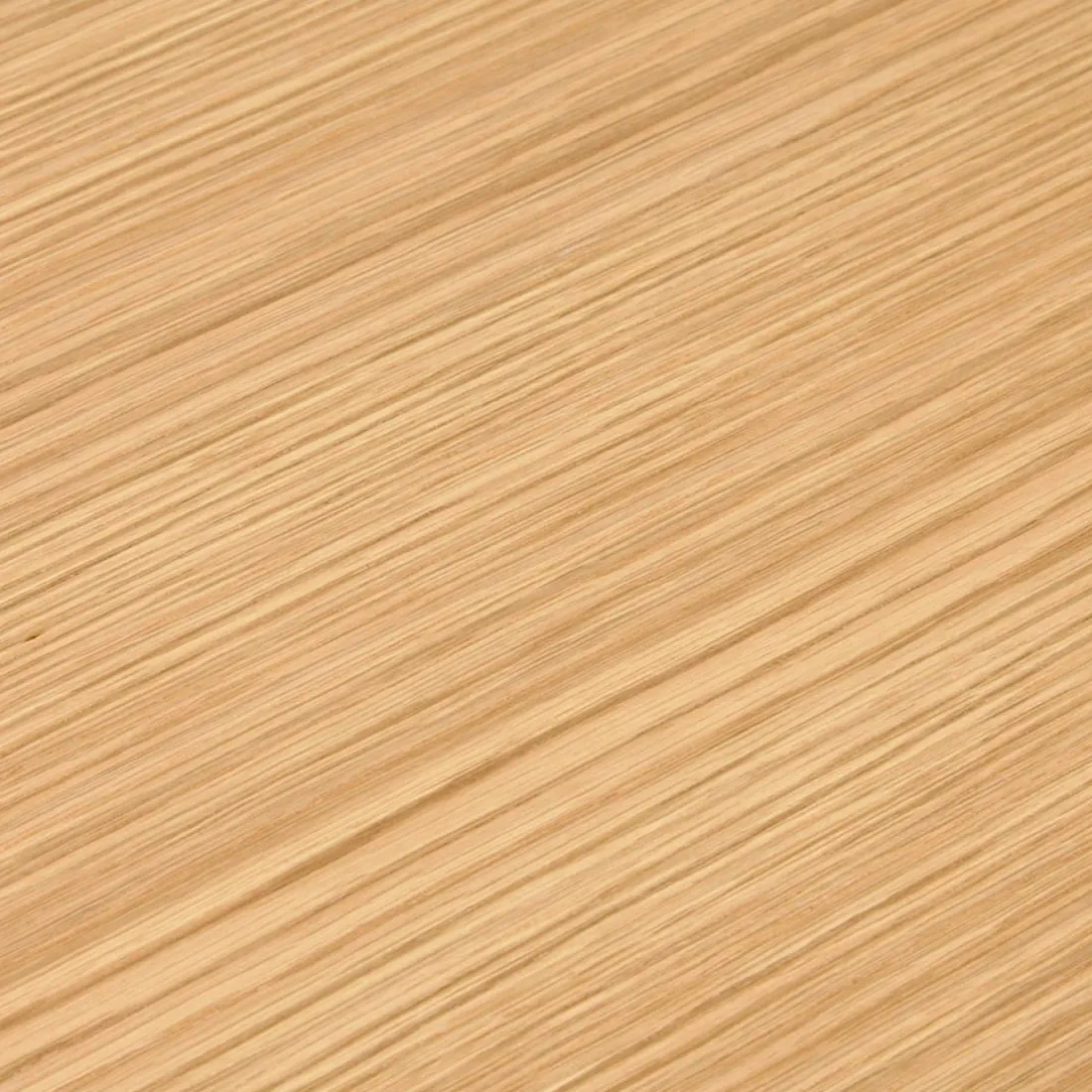 Bureau droit design 'XLINE' en bois finition naturelle et métal noir