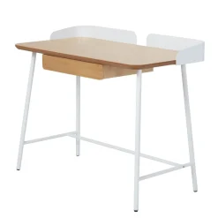 Bureau en bois blanc