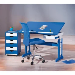 Bureau enfant bleu PICA