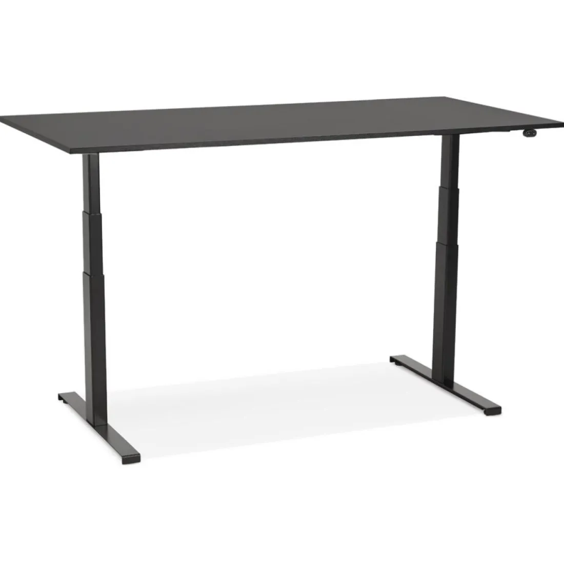 Bureau ergonomique électrique 'TRONIK' noir