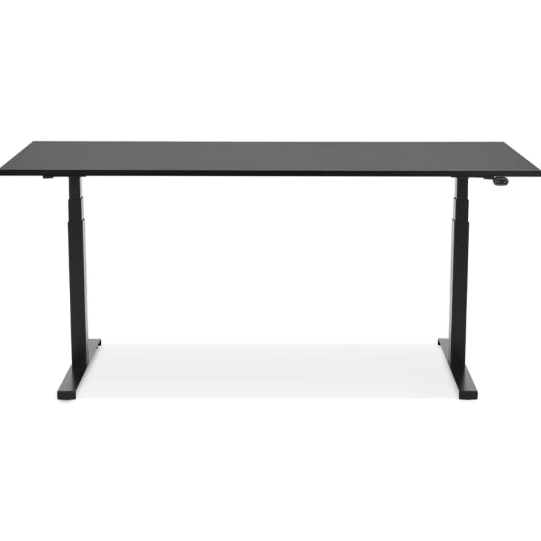 Bureau ergonomique électrique 'TRONIK' noir