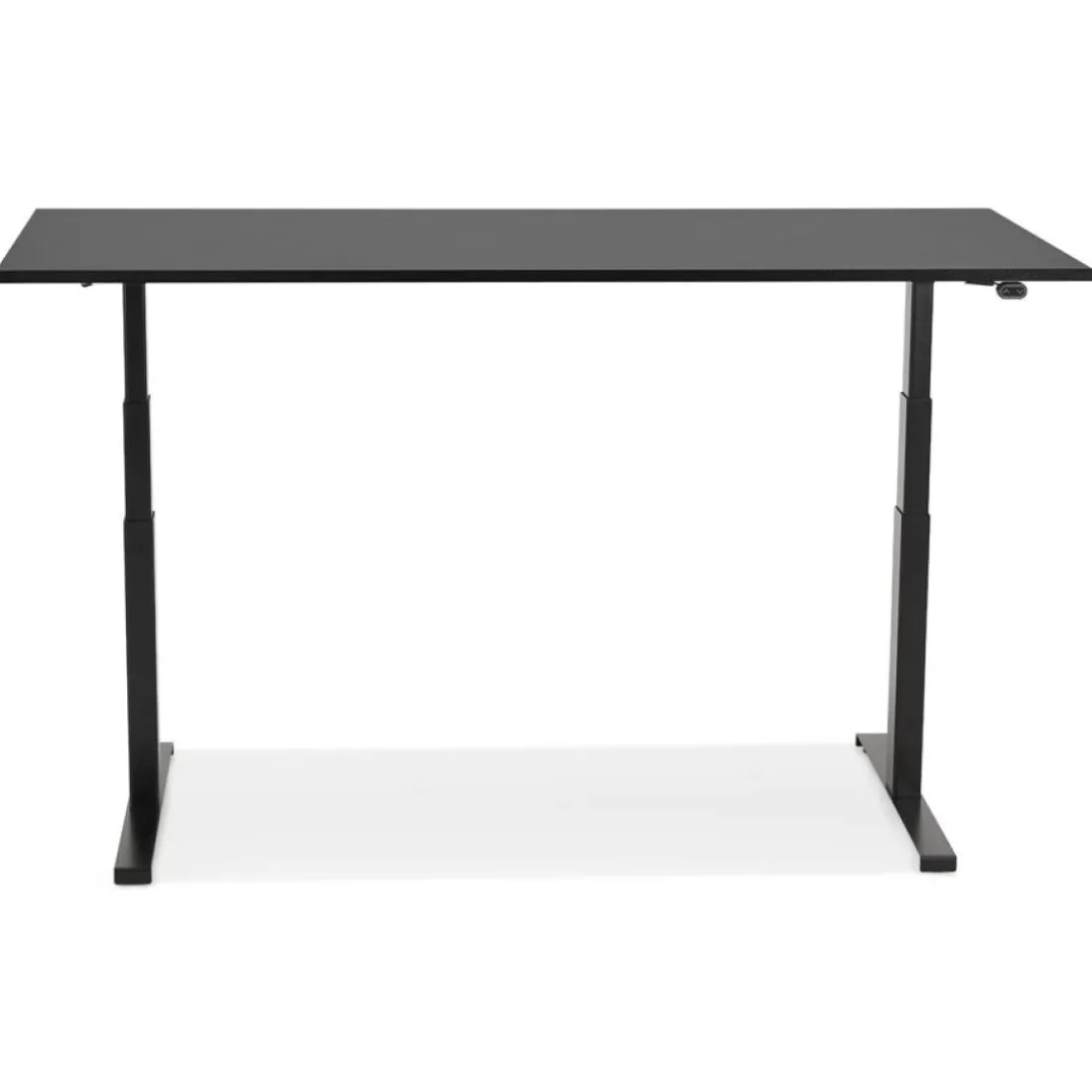 Bureau ergonomique électrique 'TRONIK' noir