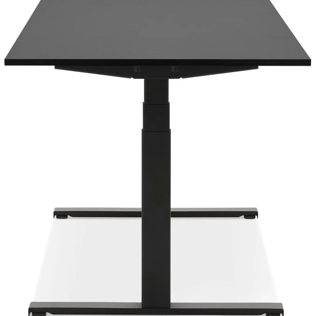 Bureau ergonomique électrique 'TRONIK' noir