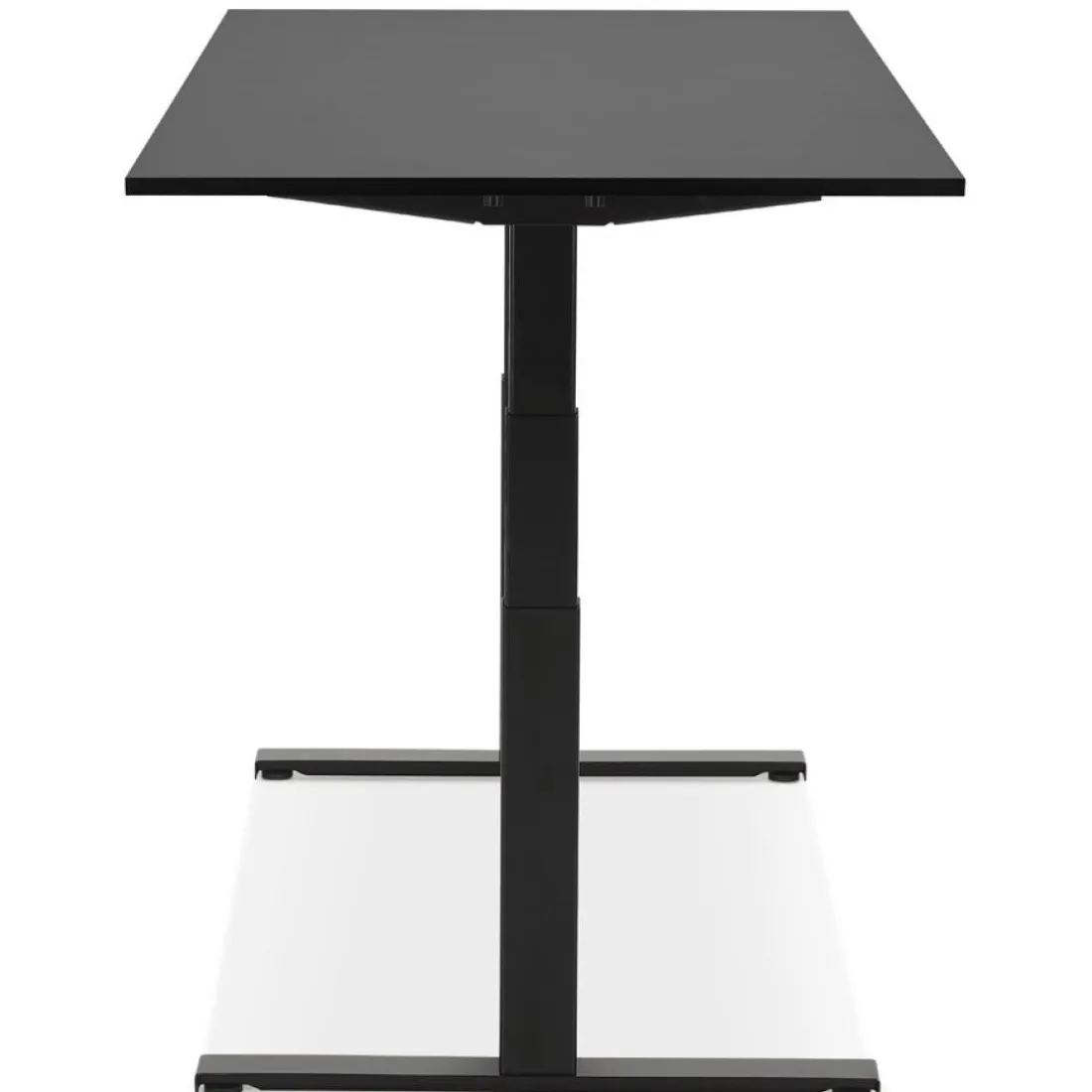 Bureau ergonomique électrique 'TRONIK' noir