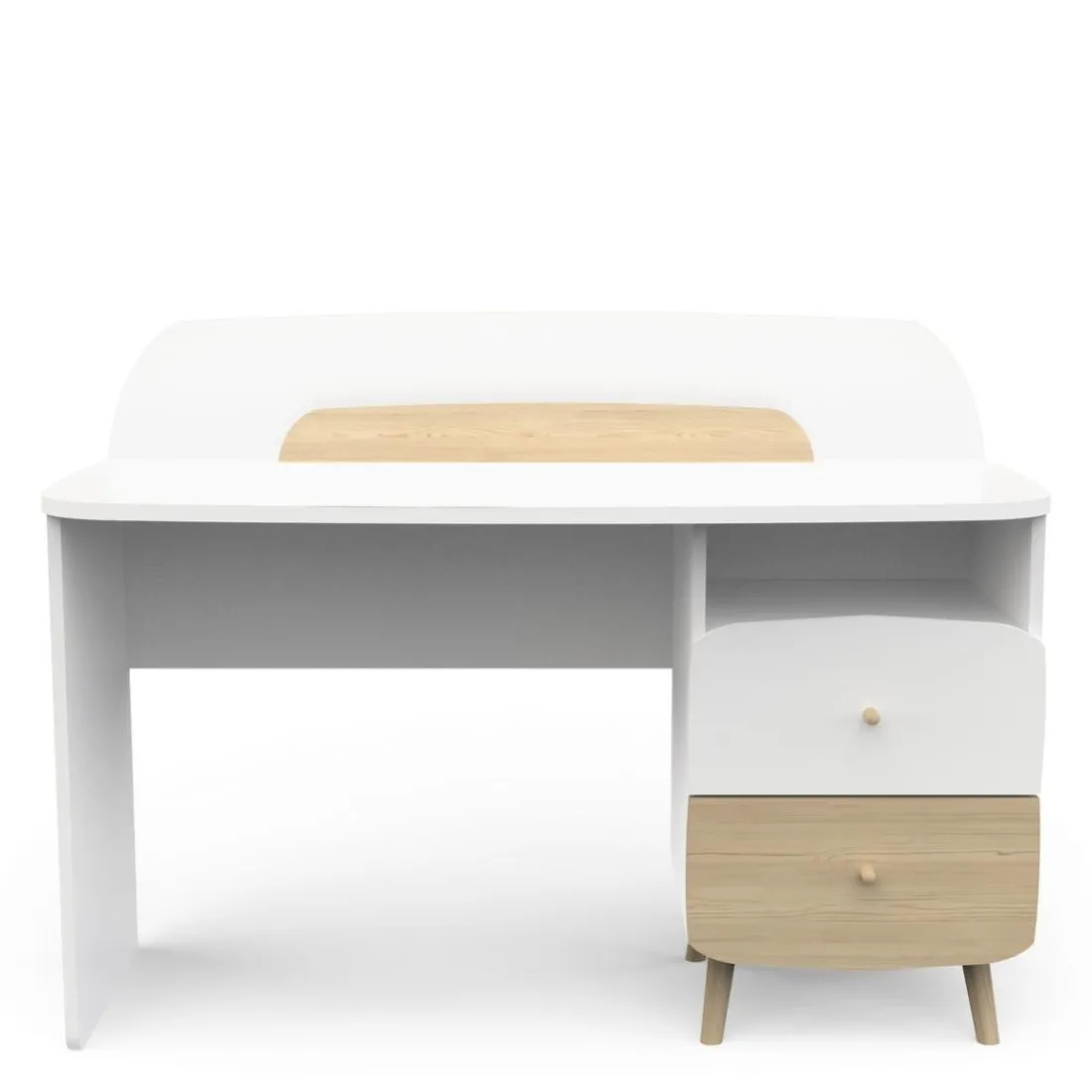 Bureau Junior 1 niche 2 tiroirs FIRMIANA