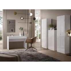 Bureau Panneau de particules blanc