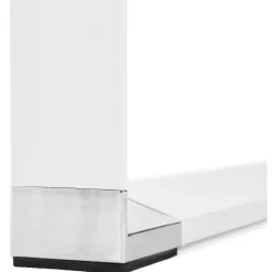 Bureau Piétement en Métal Blanc CESARO Blanc