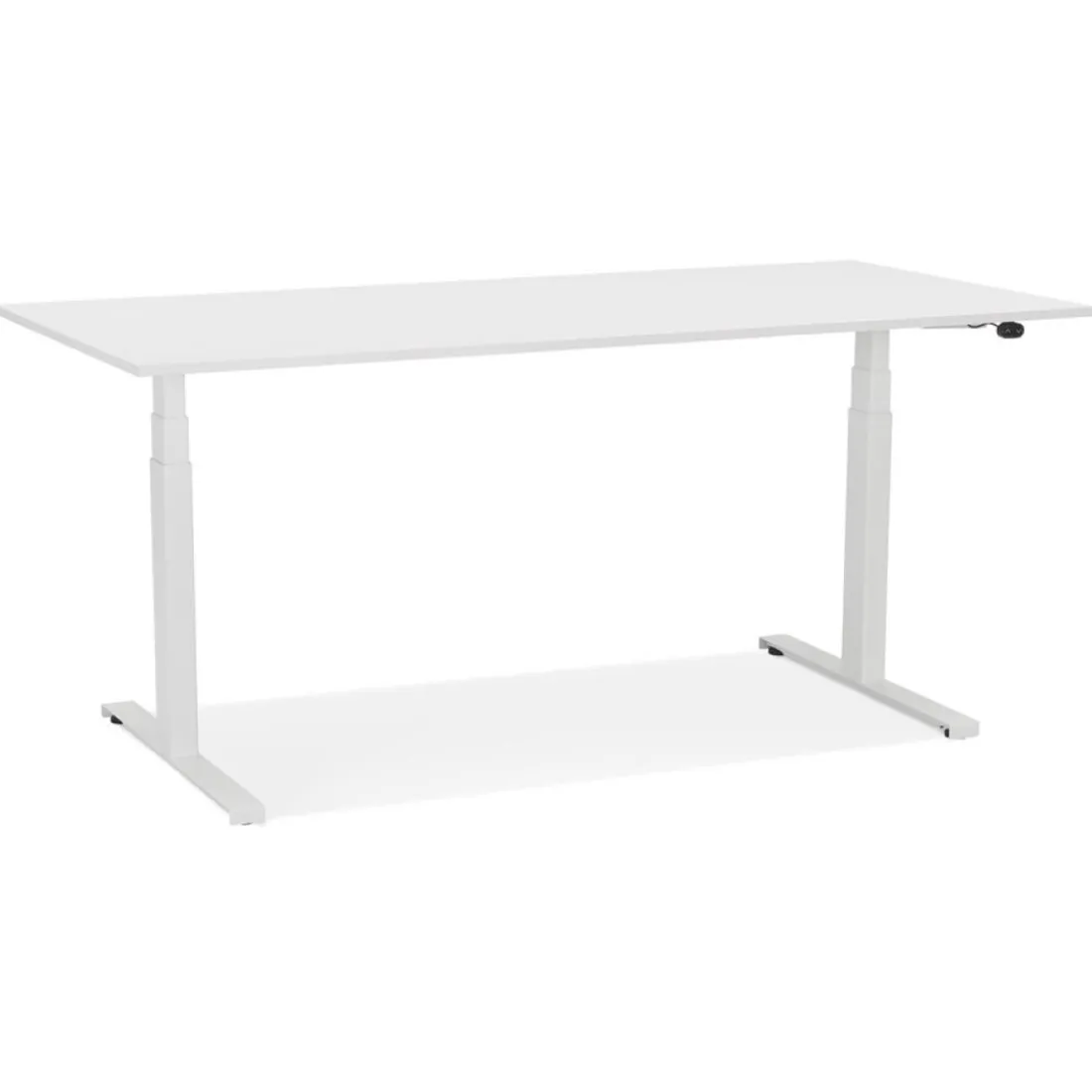 Bureau réglable en hauteur électrique 'TRONIK' blanc