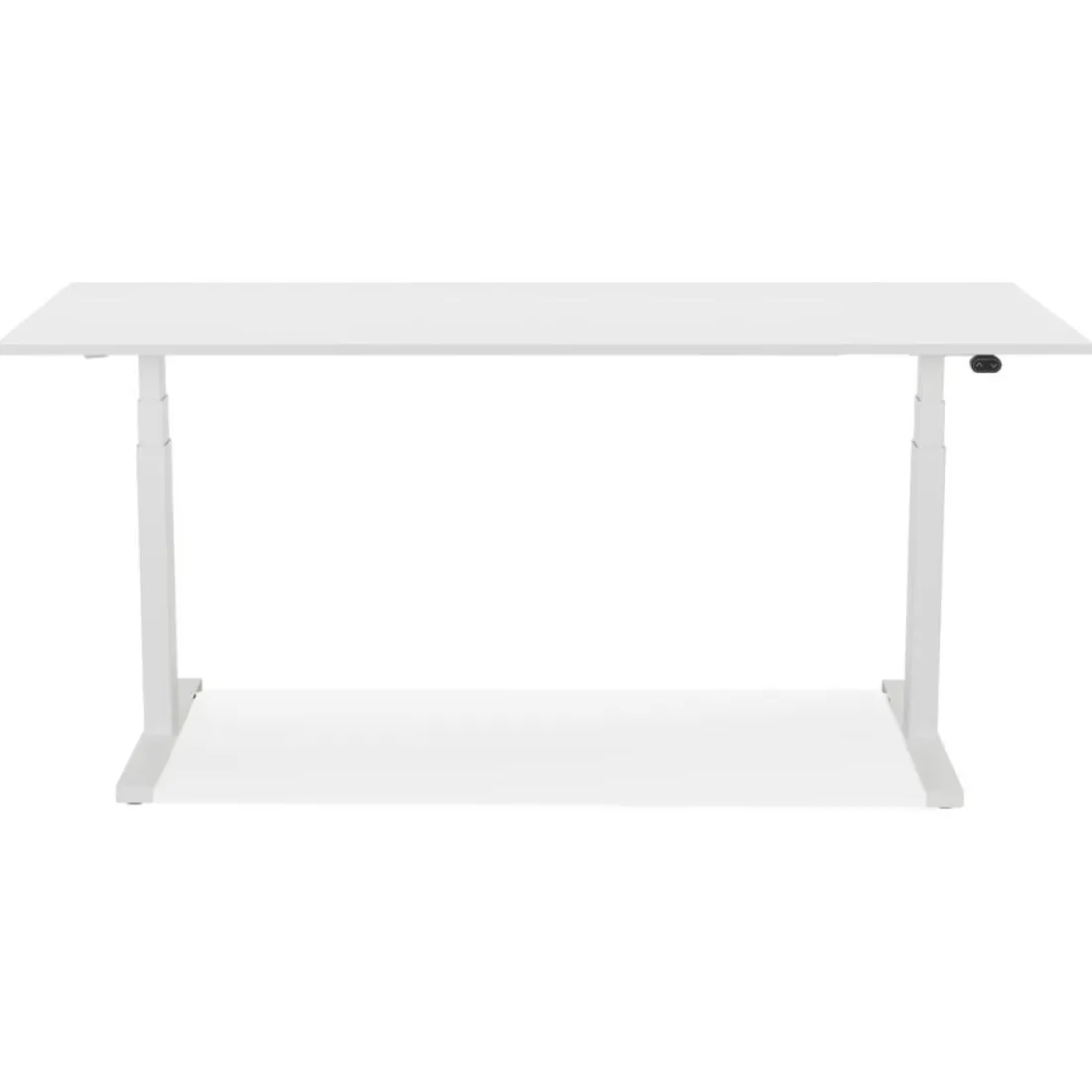 Bureau réglable en hauteur électrique 'TRONIK' blanc