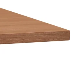 Bureau réglable en hauteur 'OSMOSE' en bois et métal blanc