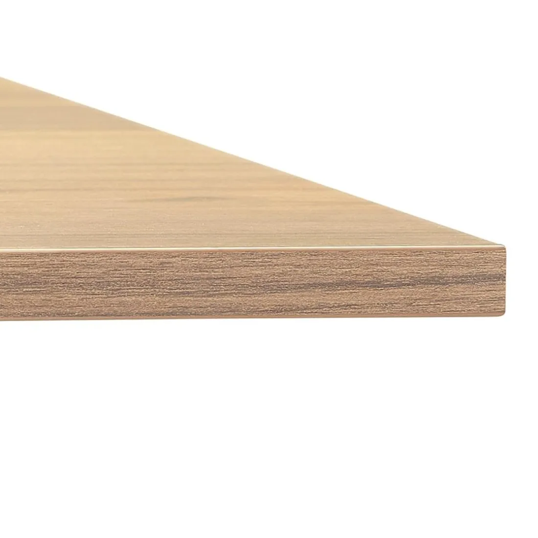 Bureau réglable en hauteur 'OSMOSE' en bois finition naturelle et métal noir