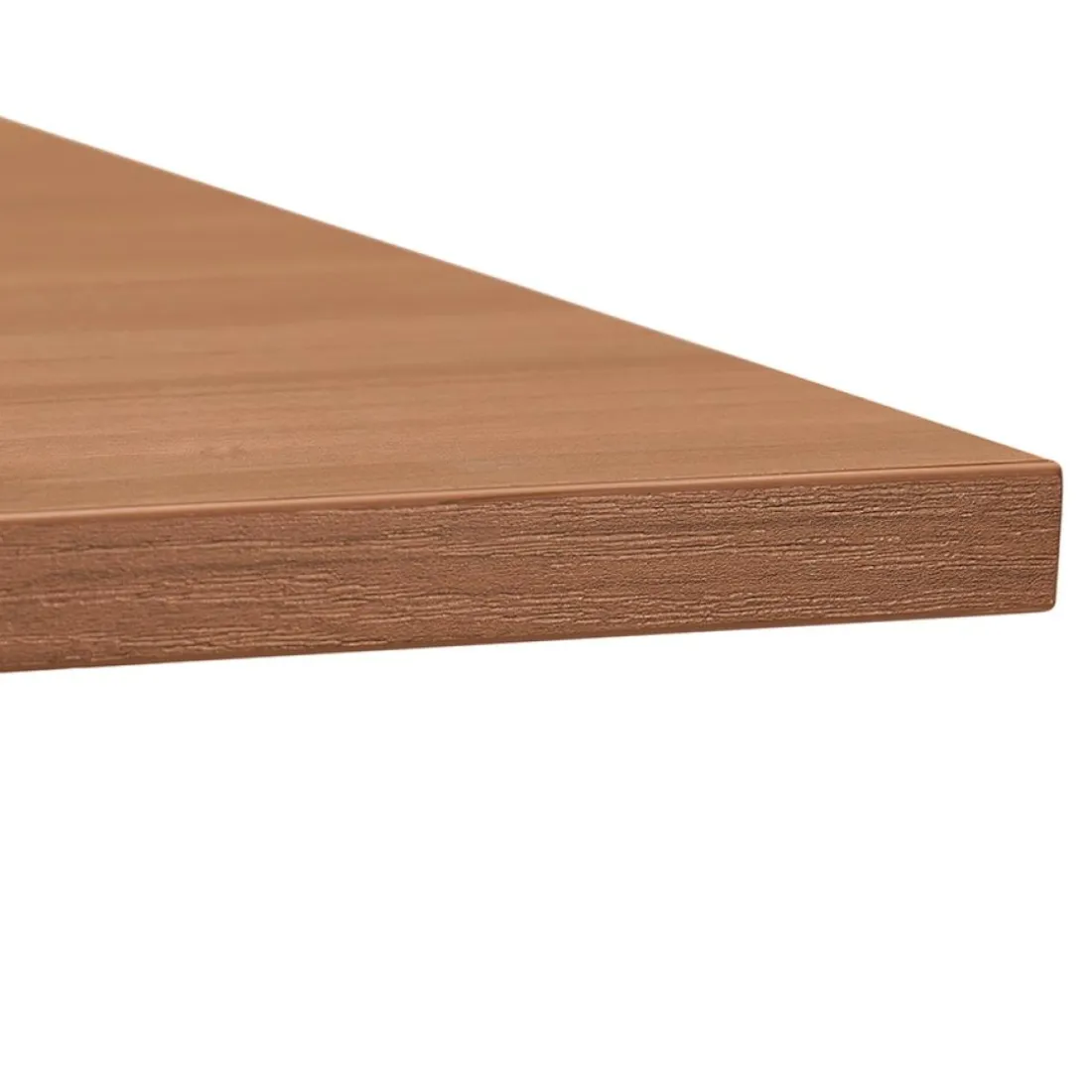 Bureau réglable en hauteur 'OSMOSE' en bois Noyer et métal noir