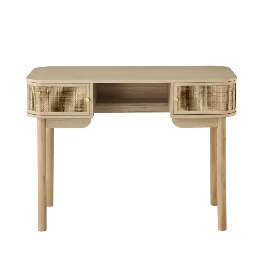 Bureau TOYAMA design épuré et sa structure en bois 2 portes coulissantes