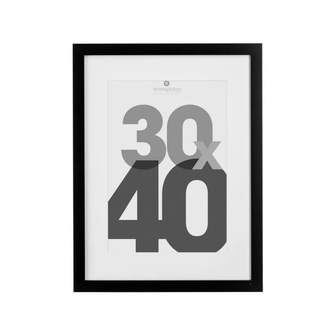 Cadre photo noir 30x40