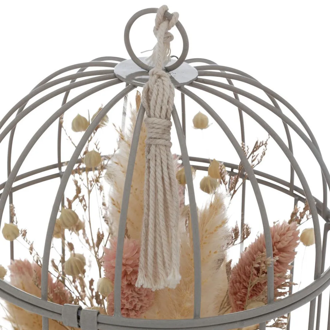 Cage en métal gris
