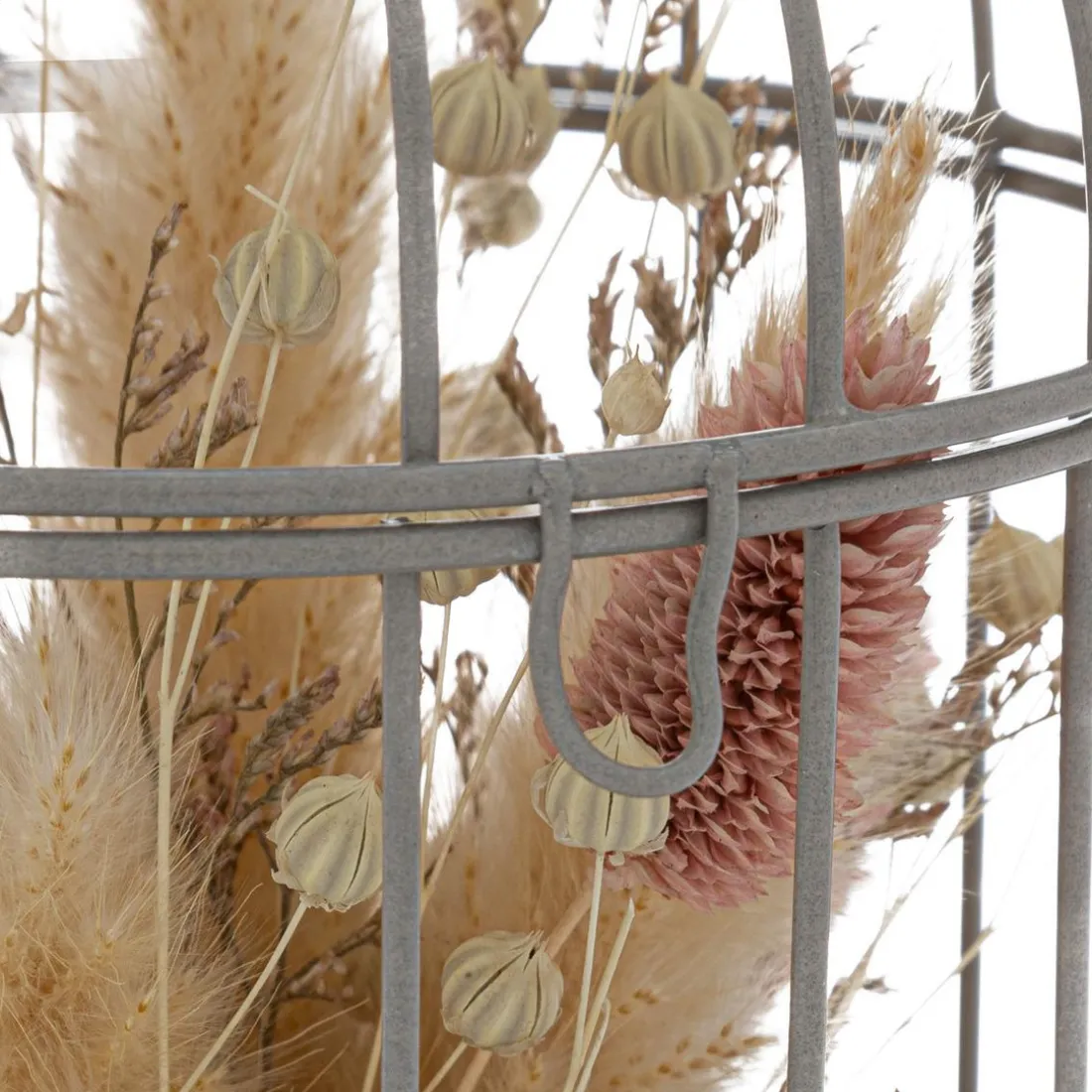 Cage en métal gris