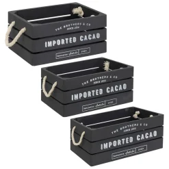 Cagette Bois Denys Gris X3