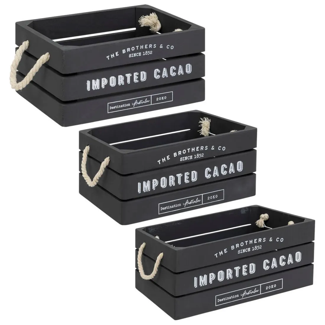 Cagette Bois Denys Gris X3