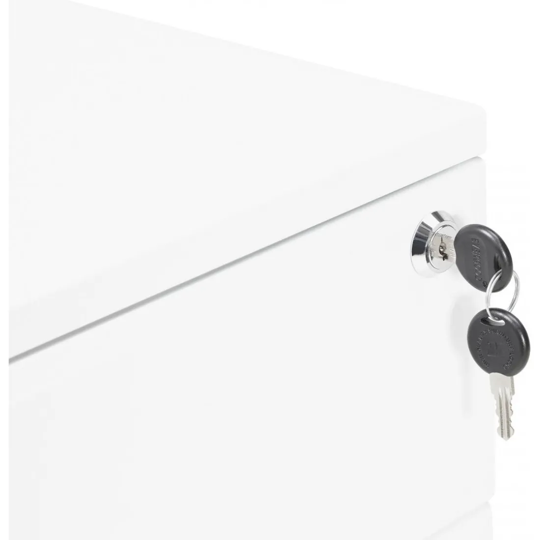 Caisson de rangement à roulettes blanc SEGA