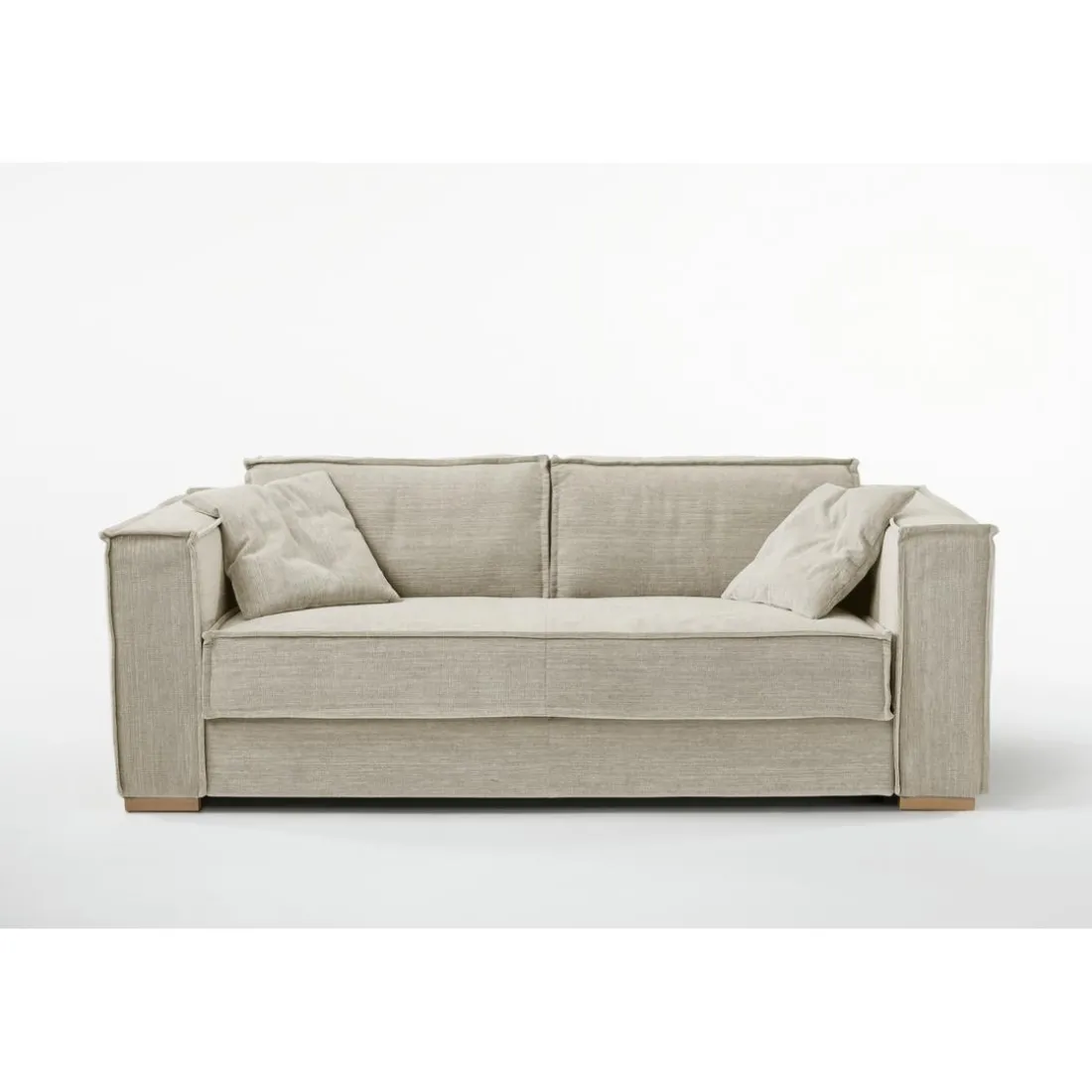 Canapé convertible express Beige Clair 3 places ISABELLA