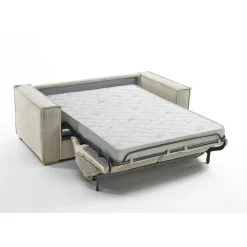 Canapé convertible express Beige Clair 3 places ISABELLA