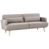 Canapé convertible Jack 3 places Beige