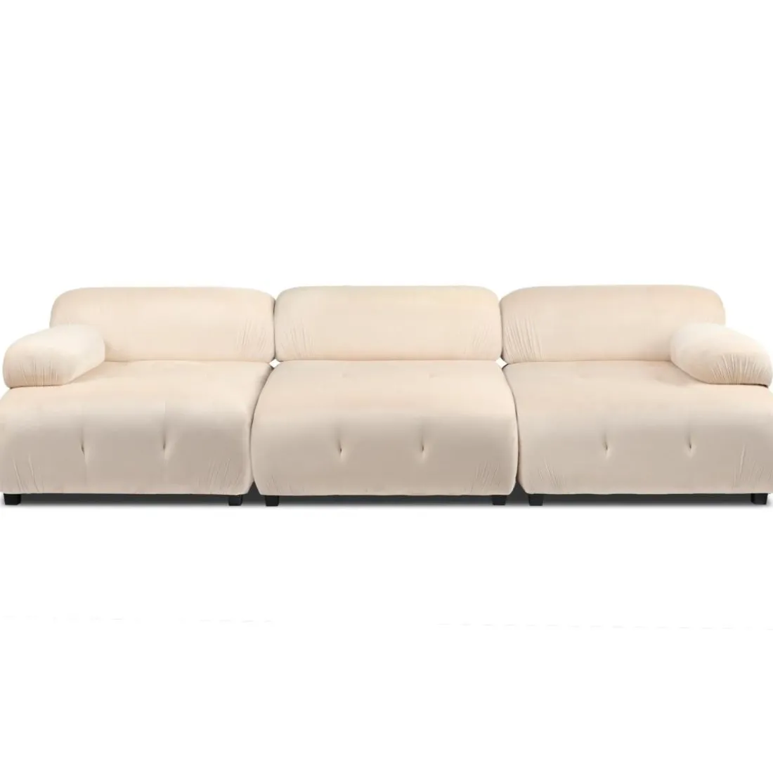 Canapé design modulable Hollywood Velours Beige