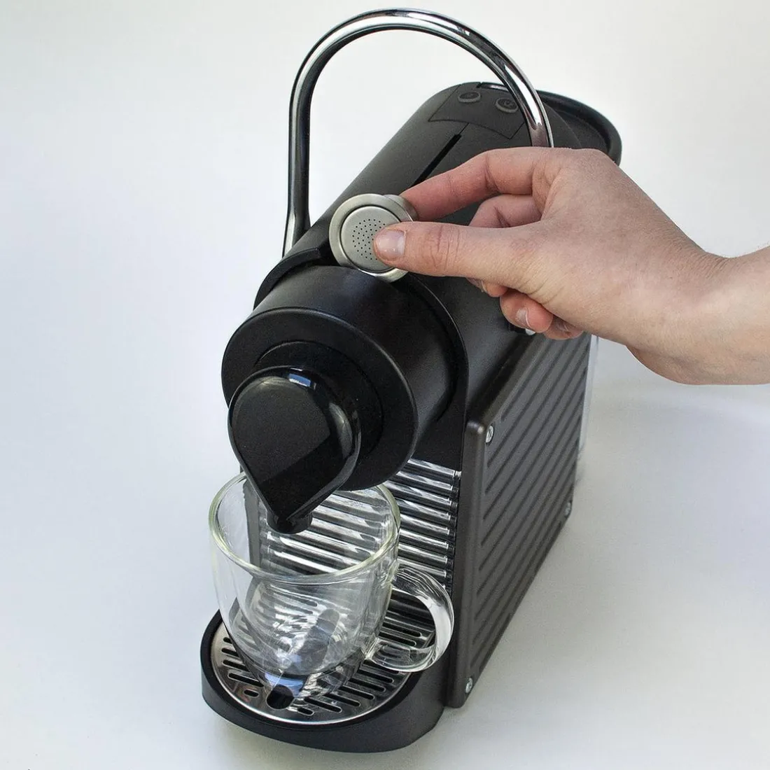 Capsule Réutilisable en Acier Adapte Nespresso