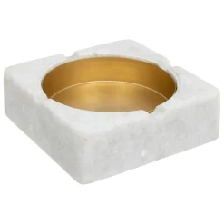 Cendrier blanc en acier