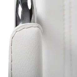 Chaise d'accueil visiteur 'KA' blanche pour bureau ou salle de réunion