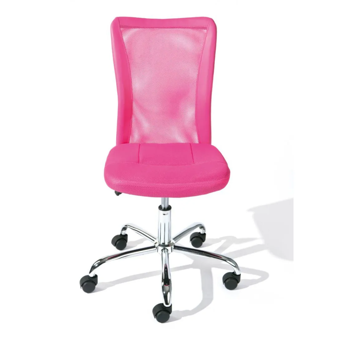 Chaise de bureau enfant à roulettes Rose DUTEL