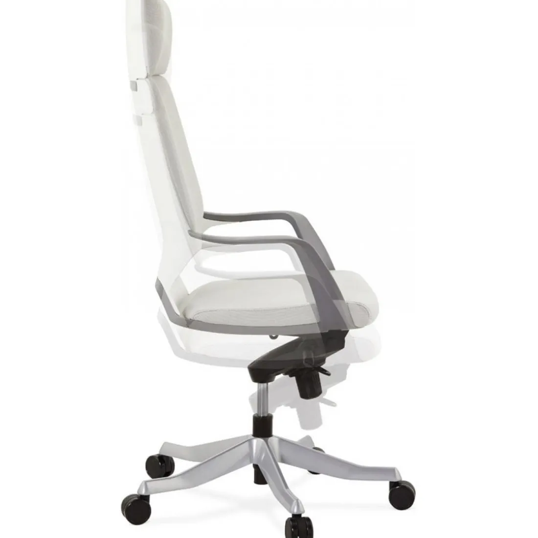 Chaise de Bureau ergonomique gris MILANO