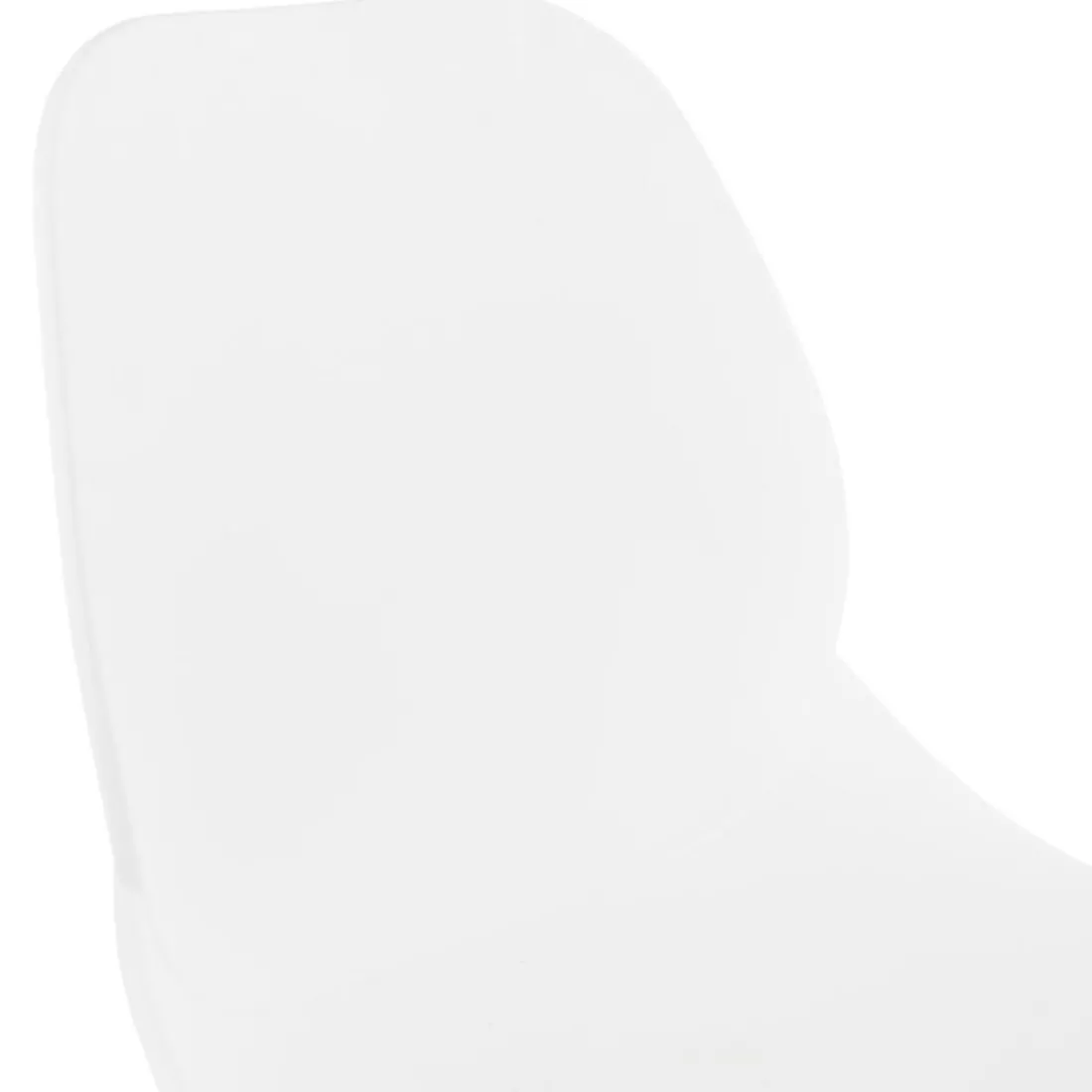 Chaise de bureau 'NADIA' blanche sur roulettes