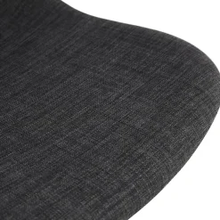 Chaise de bureau 'TAVIRA' en tissu gris foncé