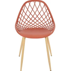 Chaise de Jardin Croisillons Terracotta