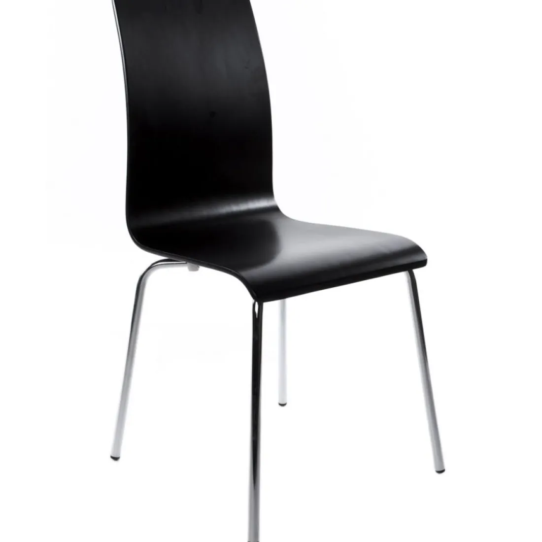 Chaise de salle à manger design 'ESPERA' en bois noire