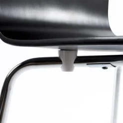 Chaise de salle à manger design 'ESPERA' en bois noire