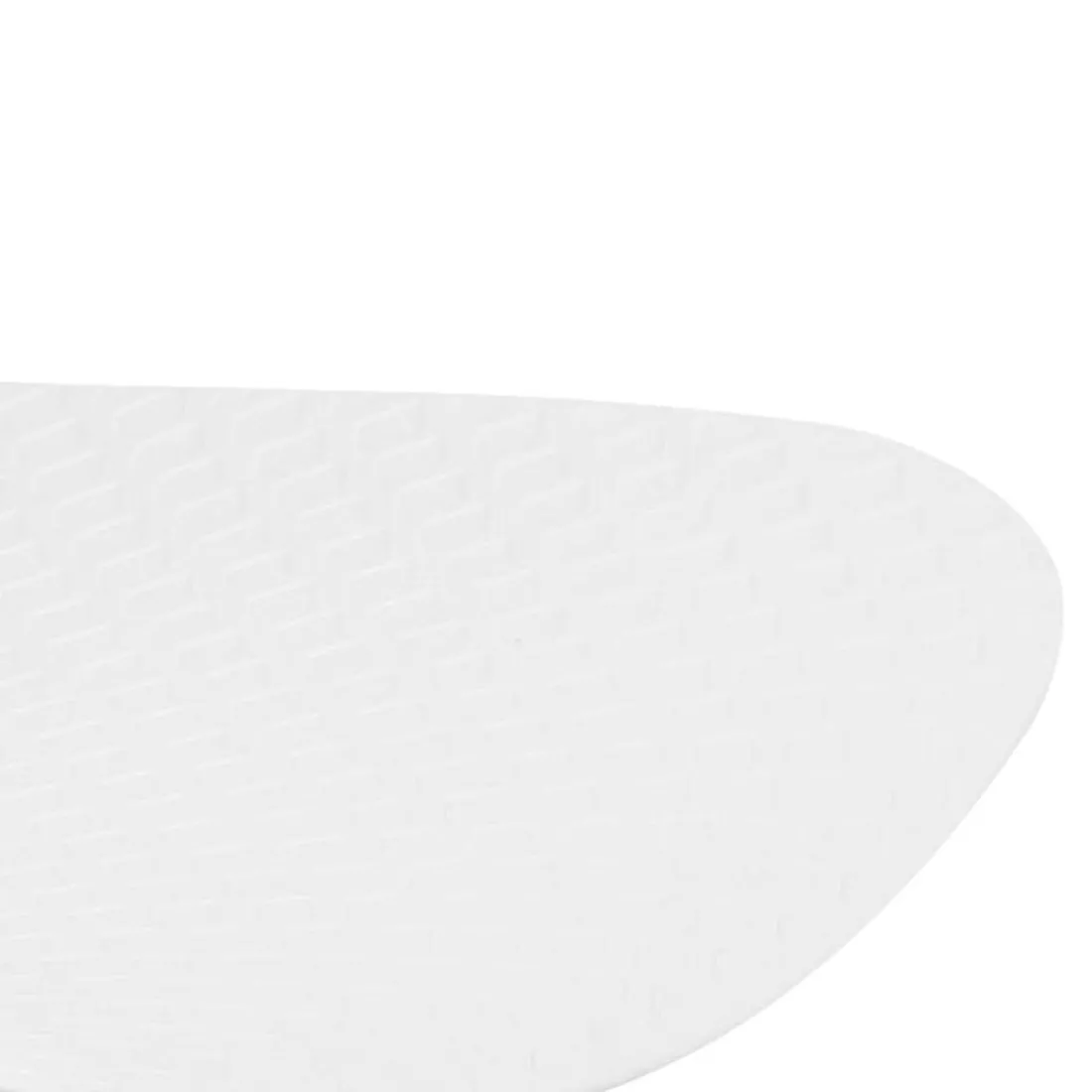 Chaise design 'GAUDY' blanche style industriel avec pied en métal noir