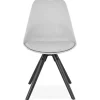 Chaise design 'PIPA' grise