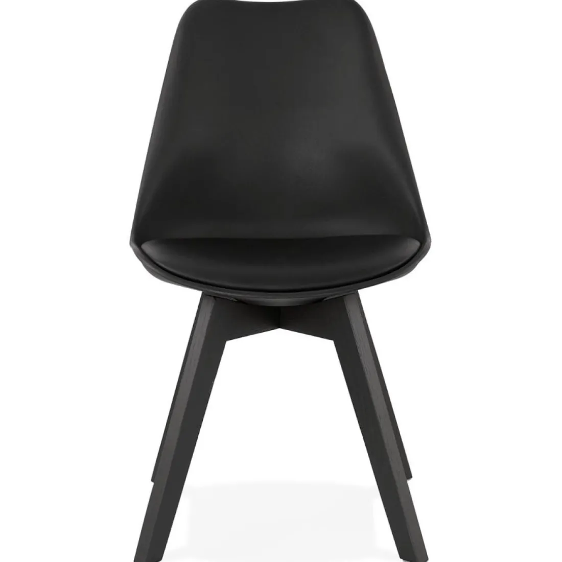 Chaise design 'TAPAS' noire
