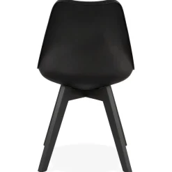 Chaise design 'TAPAS' noire