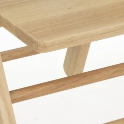 Chaise enfant pliante, beige en bois